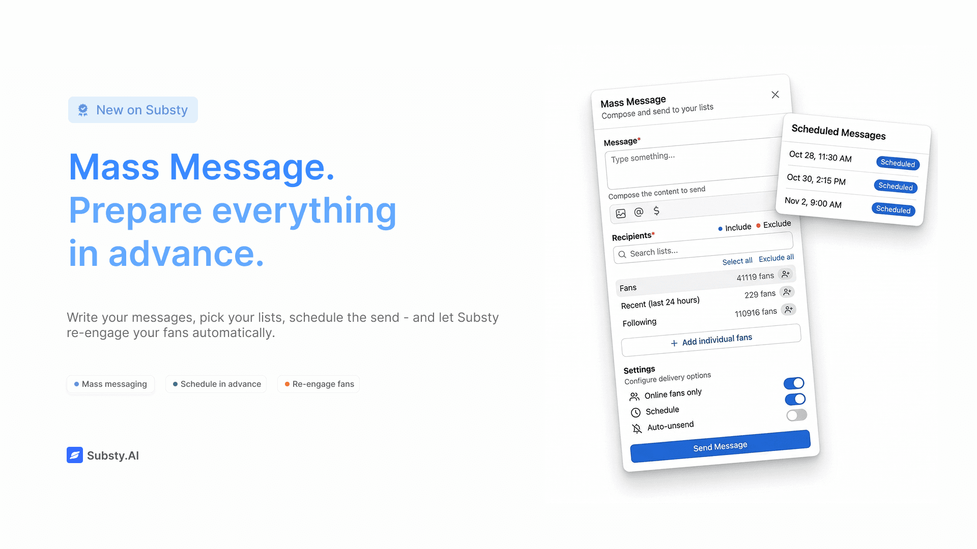 Introducing Mass Message